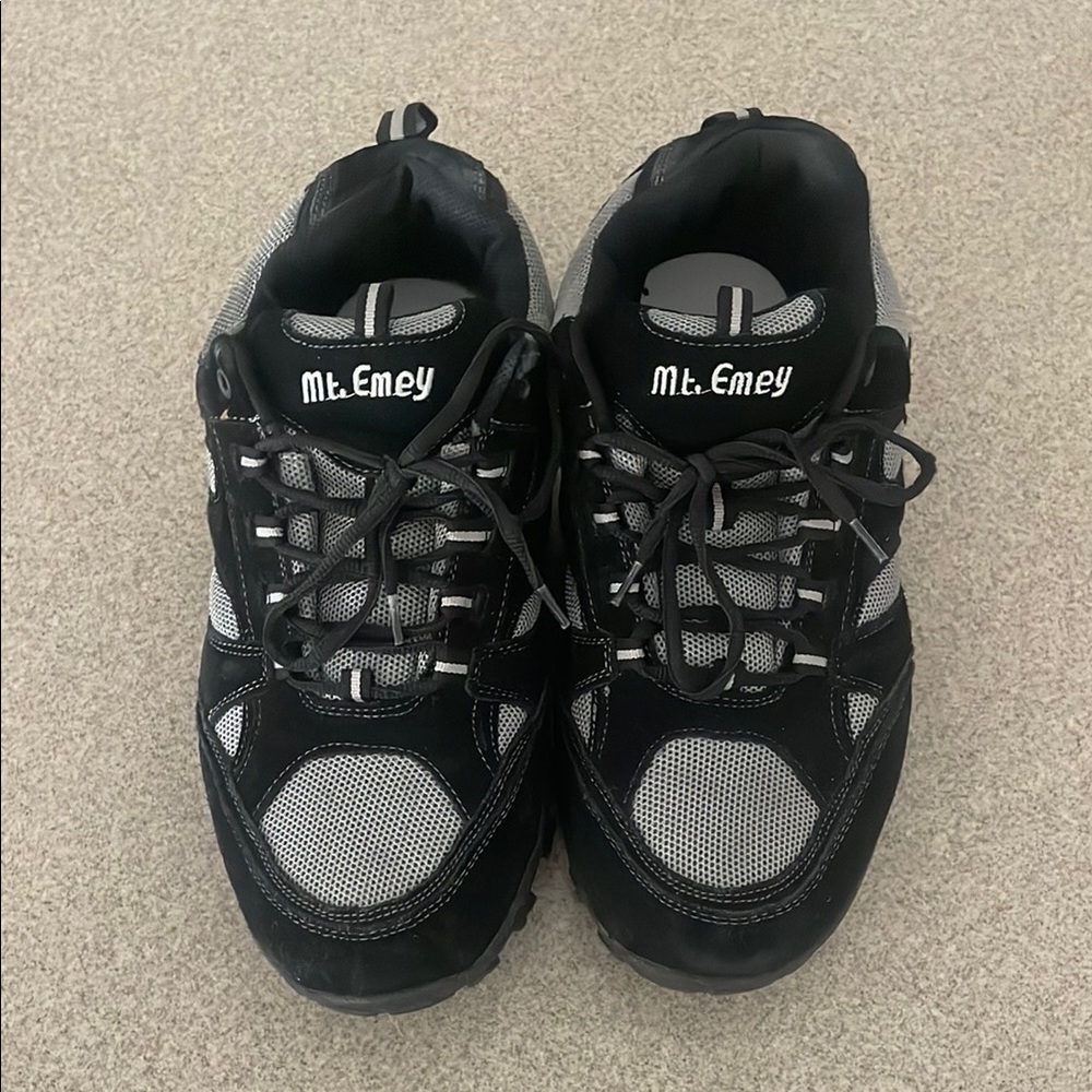 .Black and Gray Athletic Shoes with Rugged Sole Size 12.5